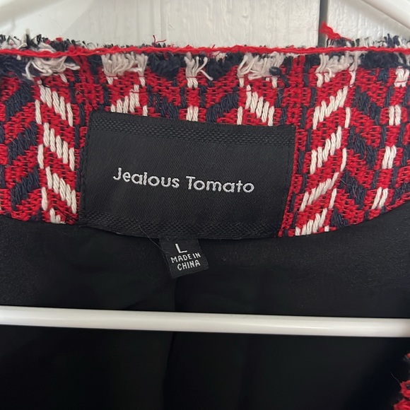 Jealous Tomato woven blazer from Red Dress Boutique - Picture 4 of 6